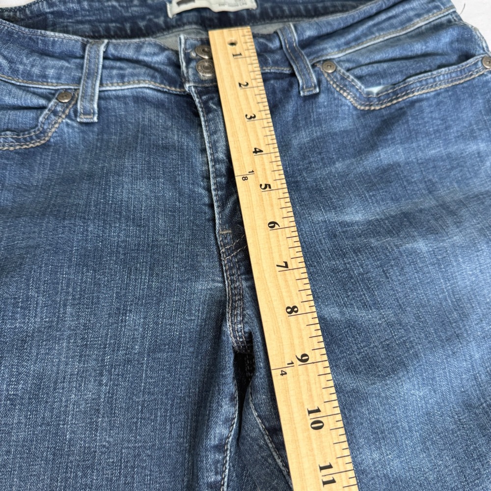Levis 529 Curvy Skinny Leg Jeans Womens 12M Medium Wash Double Button 31 x 32 - Picture 7 of 11